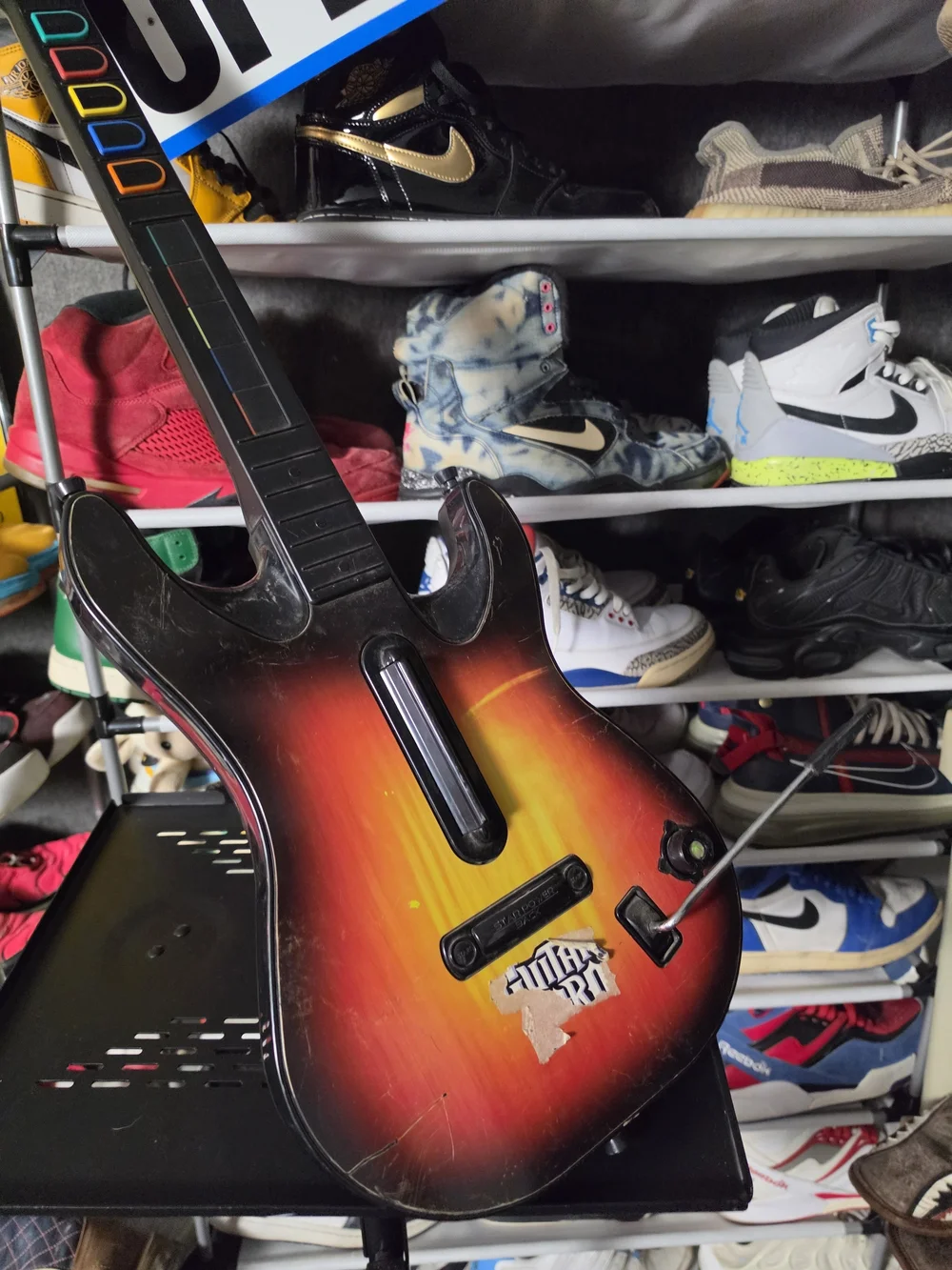 Sunburst Rhythm Guitar Controller for Gaming - Guitar Hero Style